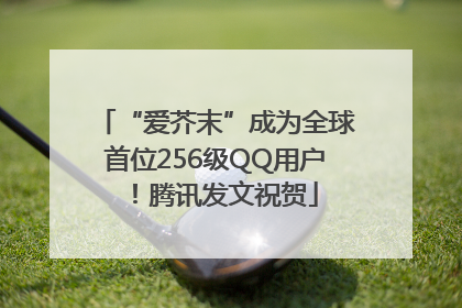 “爱芥末”成为全球首位256级QQ用户！腾讯发文祝贺