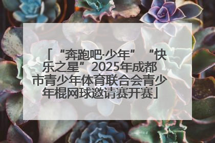 “奔跑吧·少年”“快乐之星”2025年成都市青少年体育联合会青少年棍网球邀请赛开赛