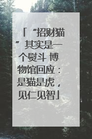 “招财猫”其实是一个熨斗 博物馆回应：是猫是虎，见仁见智