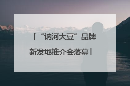 “讷河大豆”品牌新发地推介会落幕