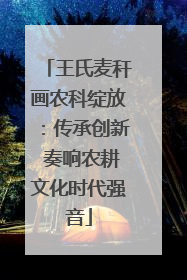 王氏麦秆画农科绽放：传承创新 奏响农耕文化时代强音