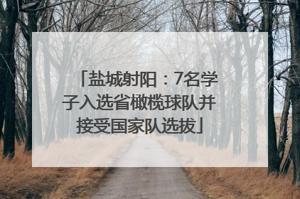 盐城射阳：7名学子入选省橄榄球队并接受国家队选拔
