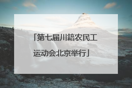 第七届川籍农民工运动会北京举行