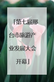 第七届邢台市旅游产业发展大会开幕