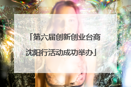 第六届创新创业台商沈阳行活动成功举办