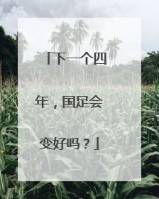 下一个四年，国足会变好吗？