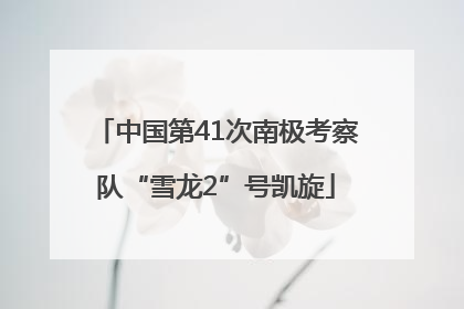 中国第41次南极考察队“雪龙2”号凯旋