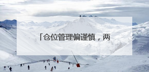 仓位管理偏谨慎，两大领域获投资者看好