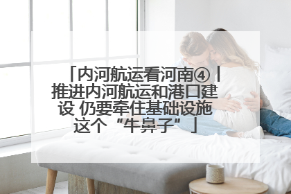 内河航运看河南④丨推进内河航运和港口建设 仍要牵住基础设施这个“牛鼻子”