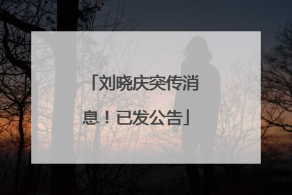刘晓庆突传消息！已发公告