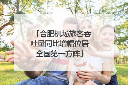 合肥机场旅客吞吐量同比增幅位居全国第一方阵