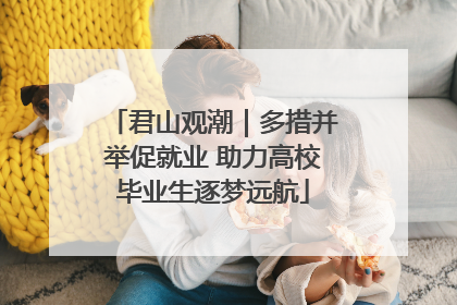 君山观潮｜多措并举促就业 助力高校毕业生逐梦远航