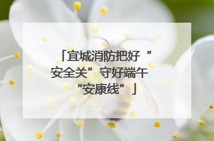 宜城消防把好“安全关”守好端午“安康线”