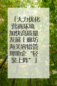 大力优化营商环境 加快高质量发展丨廊坊海关容错管理助企“轻装上阵”