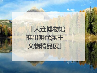 大连博物馆推出明代藩王文物精品展
