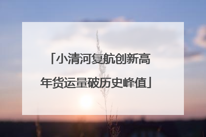 小清河复航创新高 年货运量破历史峰值