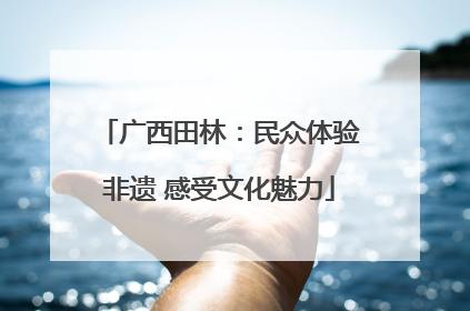 广西田林：民众体验非遗 感受文化魅力