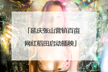 延庆张山营镇百亩网红稻田启动插秧