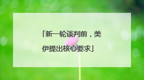 新一轮谈判前，美伊提出核心要求
