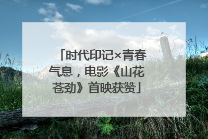 时代印记×青春气息，电影《山花苍劲》首映获赞