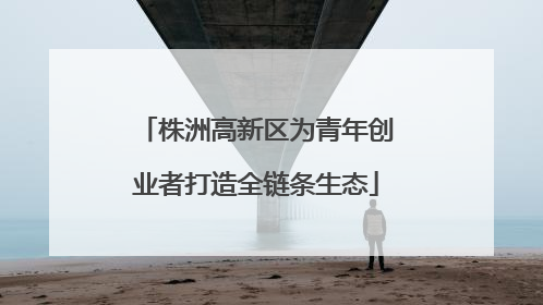 株洲高新区为青年创业者打造全链条生态