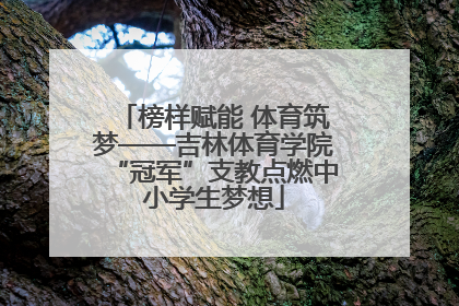 榜样赋能 体育筑梦——吉林体育学院“冠军”支教点燃中小学生梦想