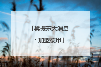 樊振东大消息：加盟德甲