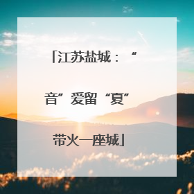 江苏盐城：“音”爱留“夏” 带火一座城
