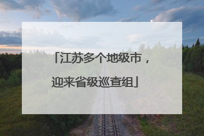 江苏多个地级市，迎来省级巡查组