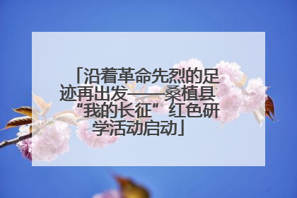 沿着革命先烈的足迹再出发——桑植县“我的长征”红色研学活动启动