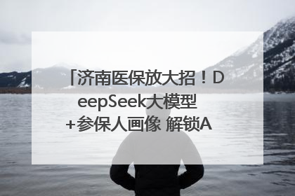 济南医保放大招！DeepSeek大模型+参保人画像 解锁AI医保管家新体验