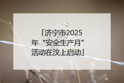 济宁市2025年“安全生产月”活动在汶上启动