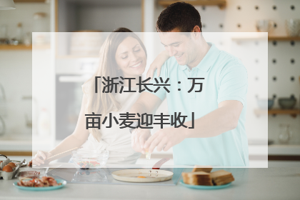 浙江长兴：万亩小麦迎丰收
