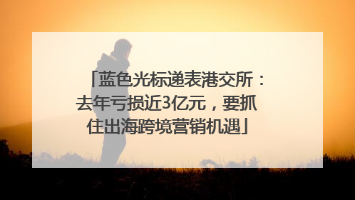 蓝色光标递表港交所：去年亏损近3亿元，要抓住出海跨境营销机遇