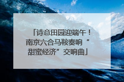 诗意田园迎端午！南京六合马鞍奏响“甜蜜经济”交响曲