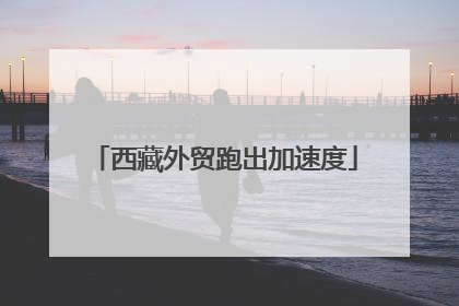 西藏外贸跑出加速度