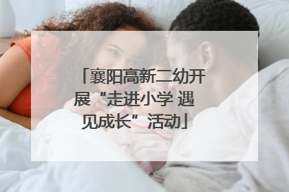 襄阳高新二幼开展“走进小学 遇见成长”活动