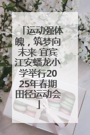 运动强体魄，筑梦向未来 宜宾江安蟠龙小学举行2025年春期田径运动会