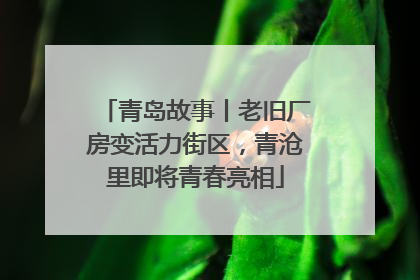 青岛故事丨老旧厂房变活力街区，青沧里即将青春亮相
