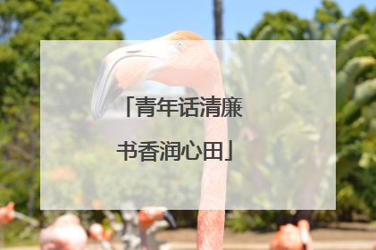 青年话清廉 书香润心田