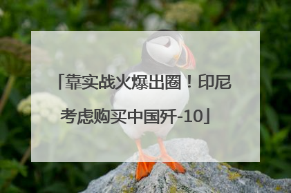 靠实战火爆出圈！印尼考虑购买中国歼-10