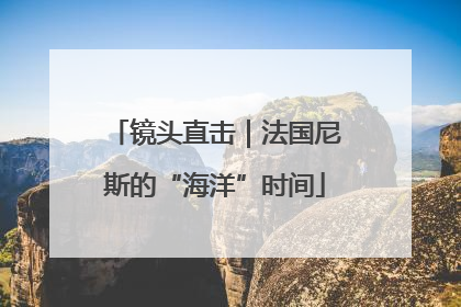 镜头直击｜法国尼斯的“海洋”时间
