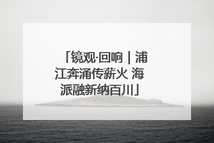 镜观·回响｜浦江奔涌传薪火 海派融新纳百川