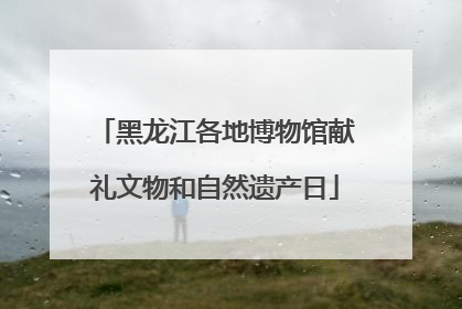 黑龙江各地博物馆献礼文物和自然遗产日