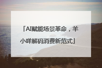 AI赋能场景革命，羊小咩解码消费新范式